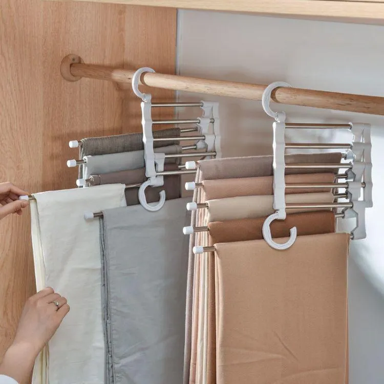 5 IN 1 STAINLESS STEEL WARDROBE MAGIC ORGANIZER (Buy 1 Get One Free)