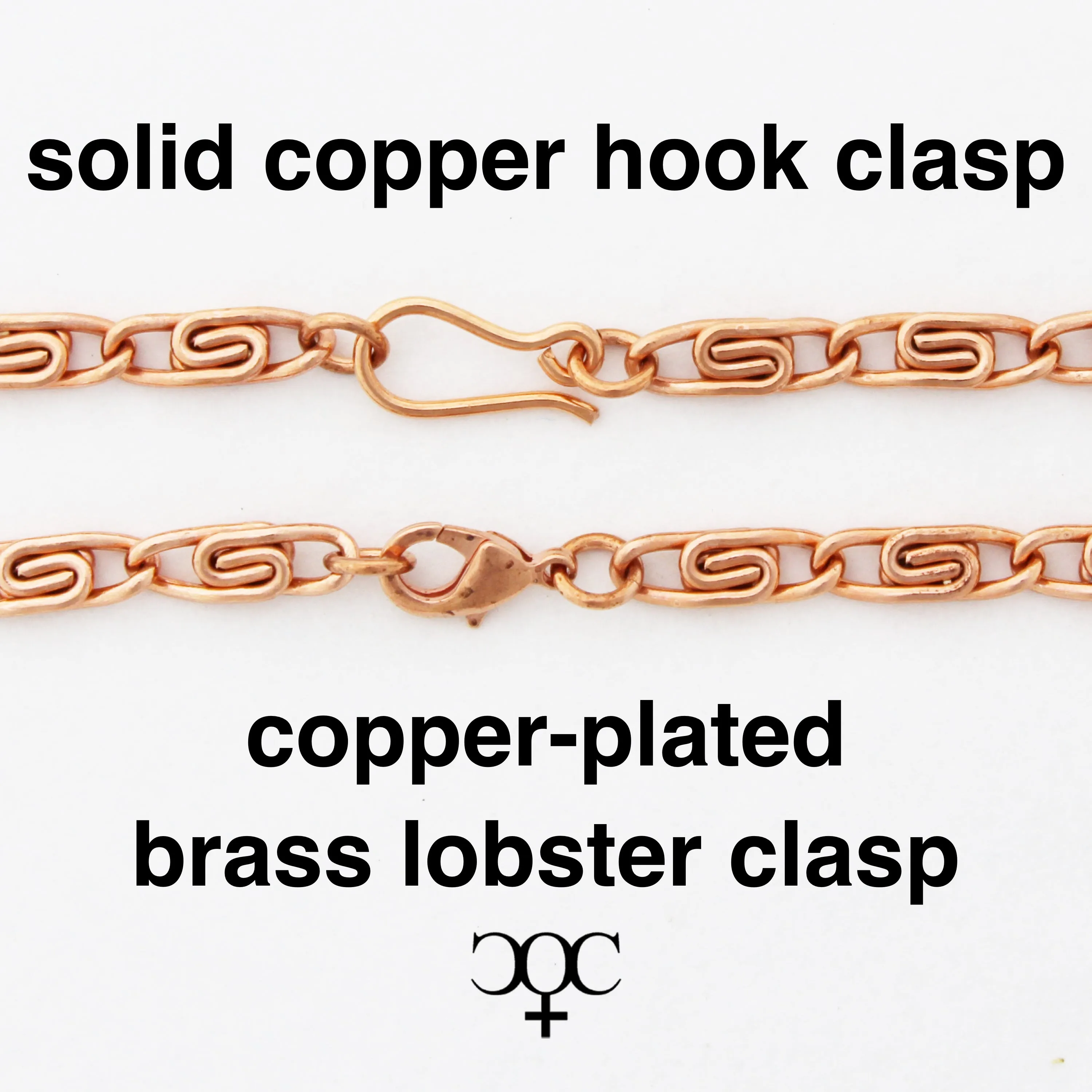 Custom Anklet Chain Solid Copper Celtic Scroll Chain Copper Anklet AC66 Adjustable Solid Copper Ankle Chain Custom Ankle Bracelet