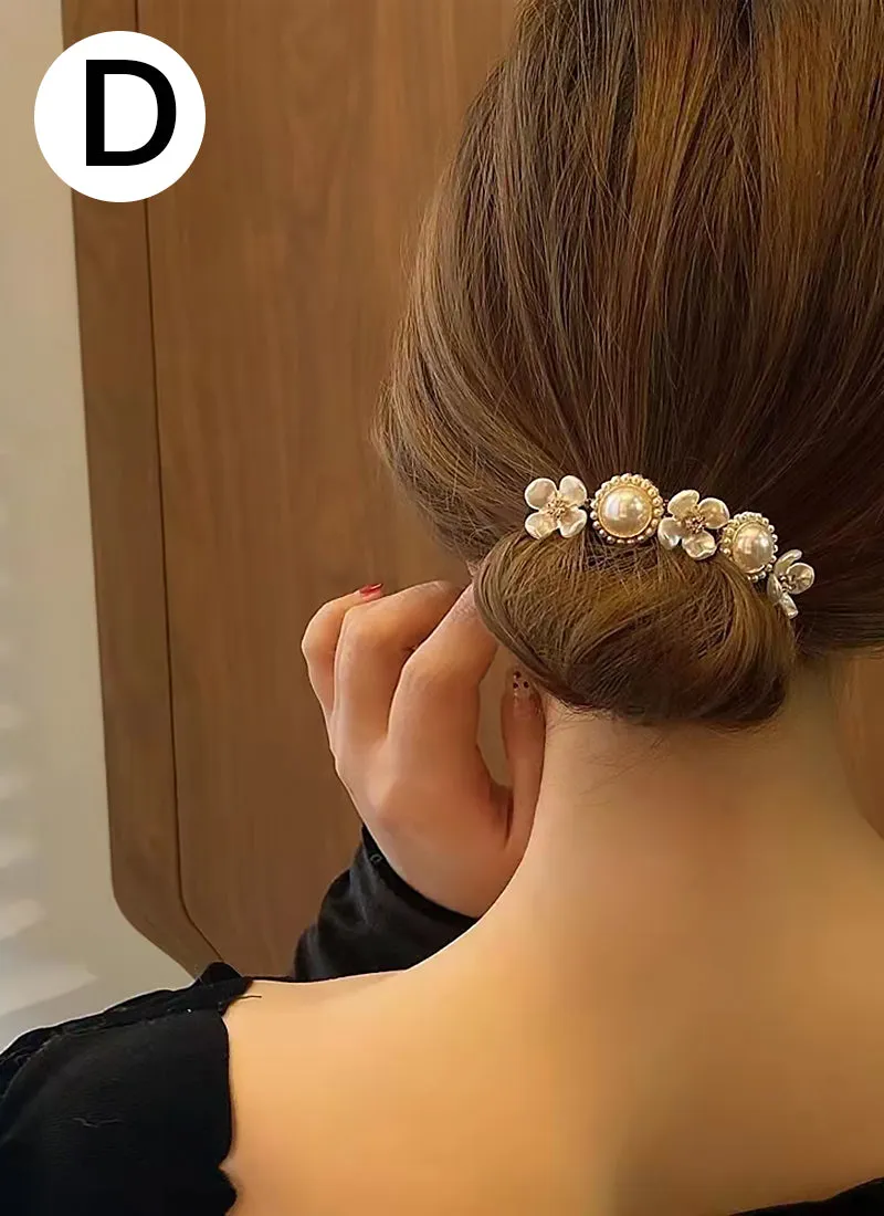 Faux Pearl Hair Tie