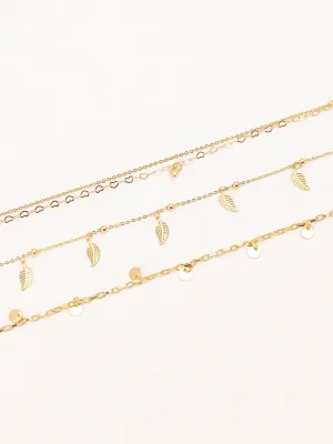 Golden Anklet Set