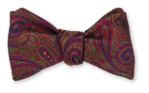 Green Chastain Paisley Bow Tie - B5305