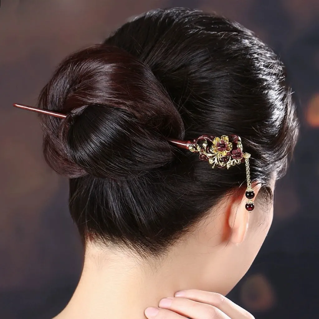 Hair Stick: Sandal Flower