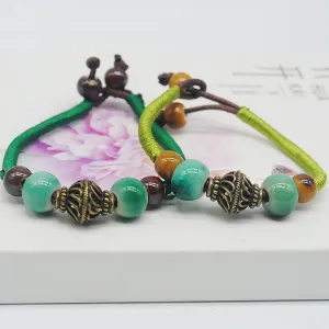 Jingdezhen Ceramic Jewelry Sen Ms. Ceramic Wind Small Fresh Couple Creative Bracelet