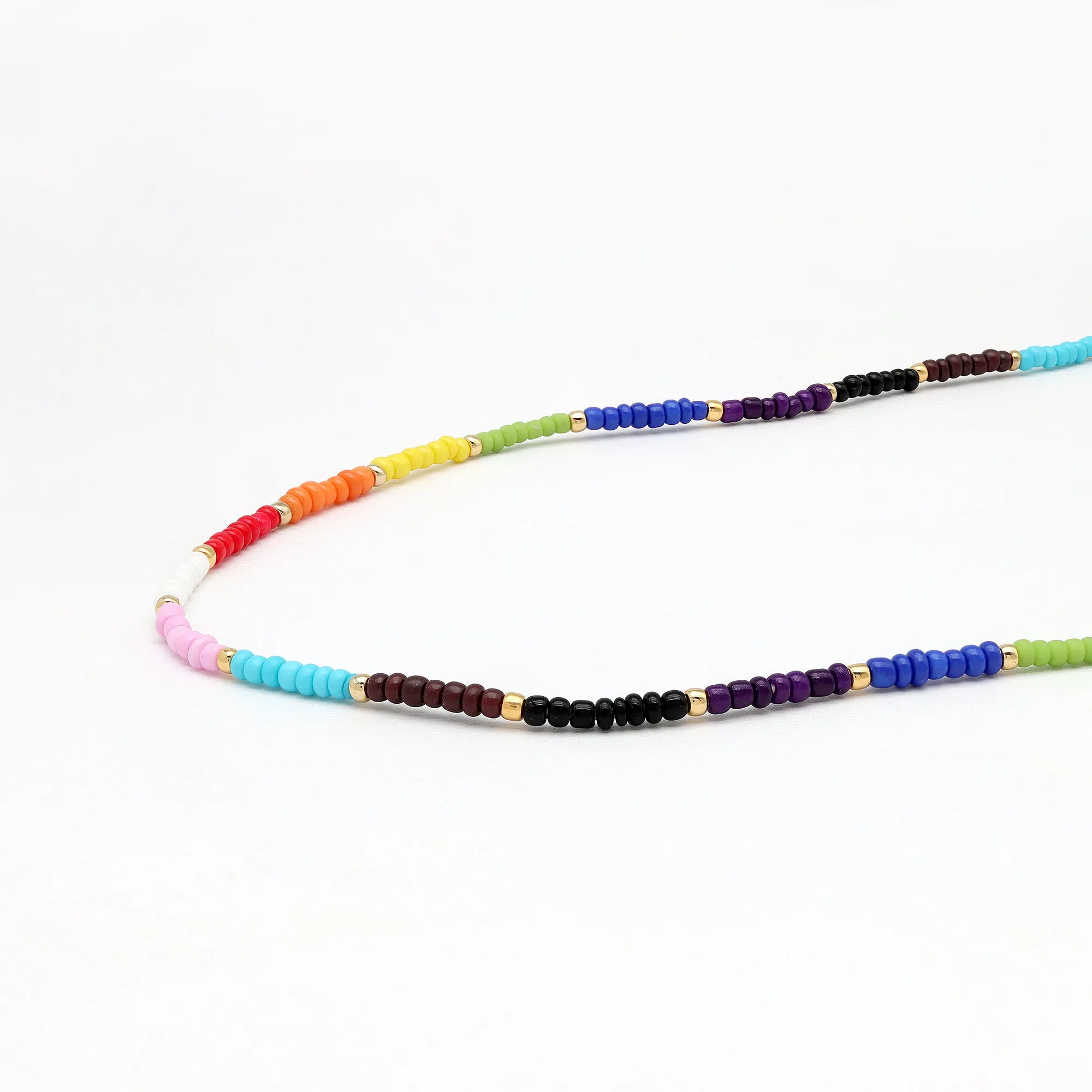 Just Like Us Pride Kebebasan Beaded Necklace