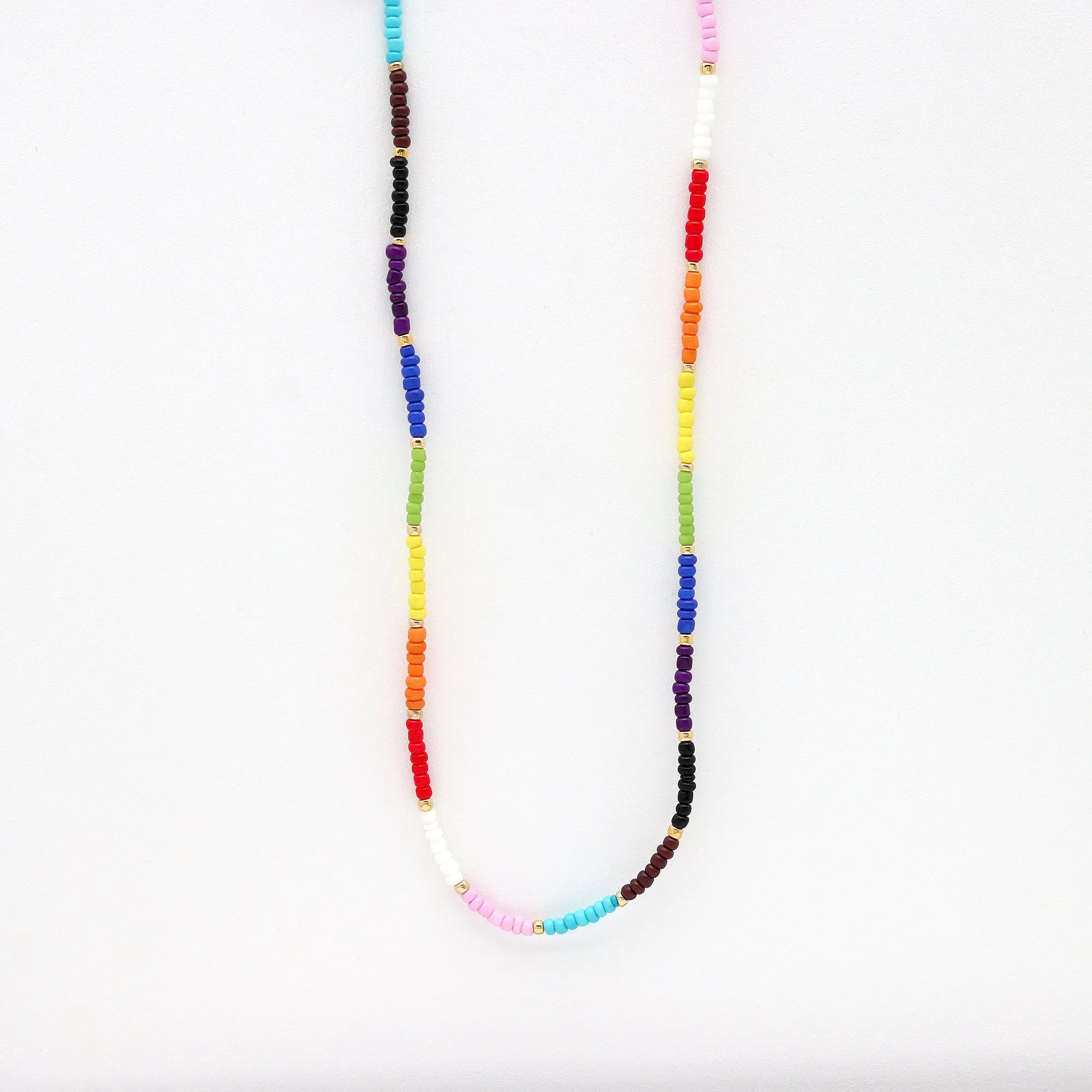 Just Like Us Pride Kebebasan Beaded Necklace