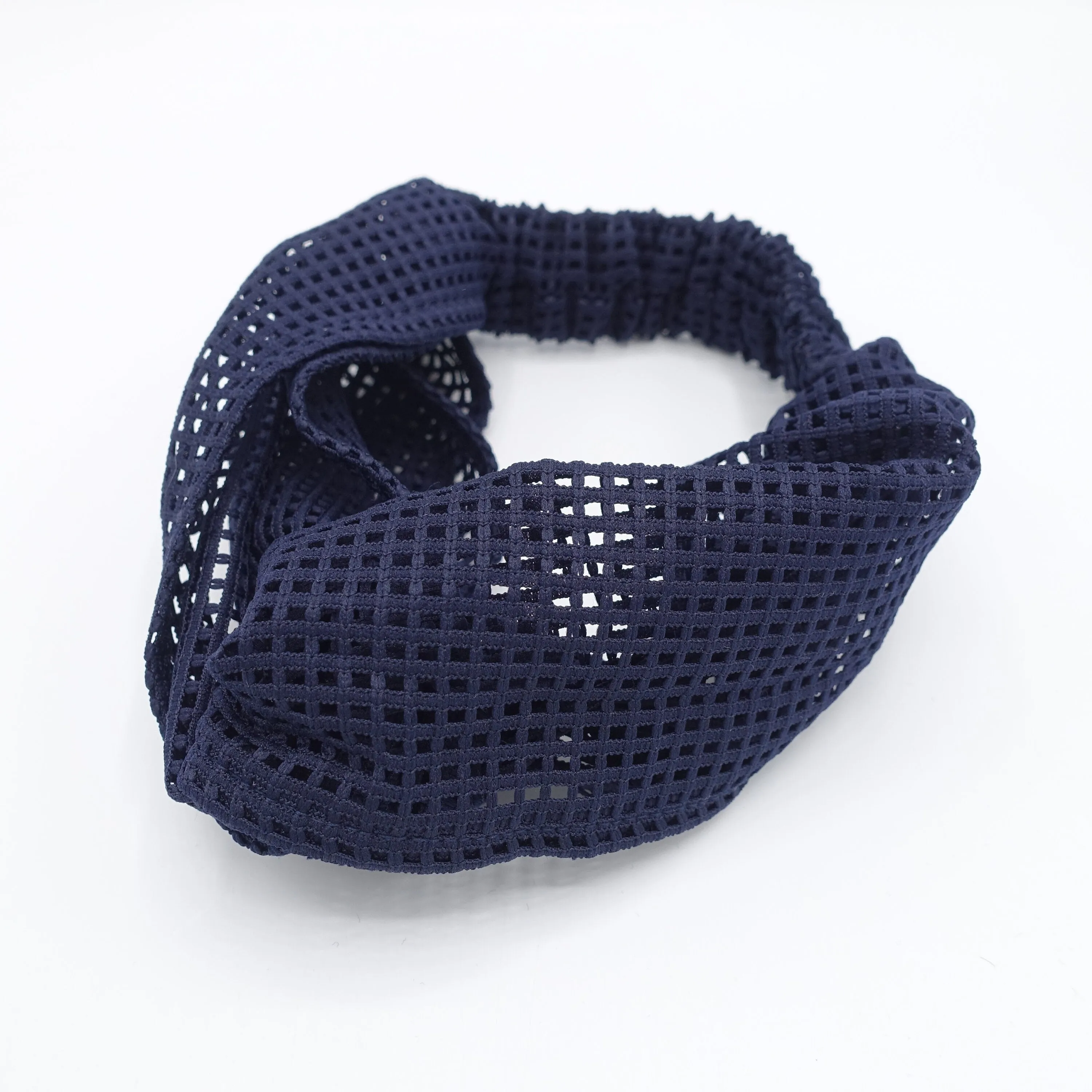 mesh turban headband for women