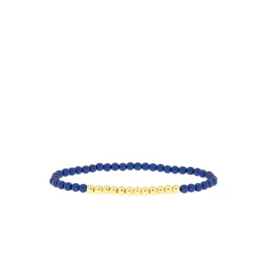 navy enamel ball braclet