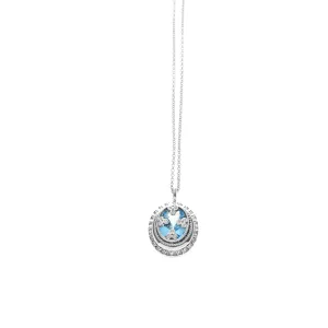 Queen of Hearts - Blue Topaz Necklace