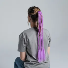 Queensland Firebirds Braid Extensions Lilac