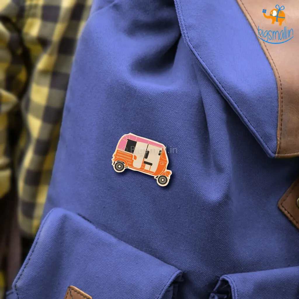 Rickshaw Lapel Pin