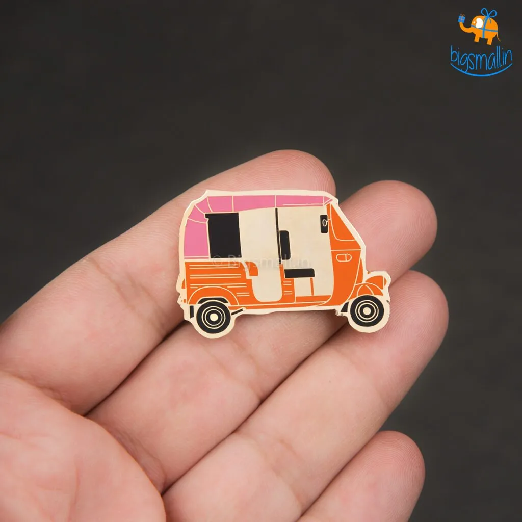 Rickshaw Lapel Pin