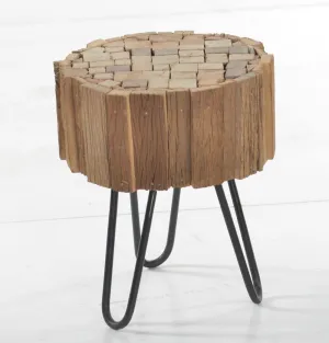 Side Table with Hairpin Legs