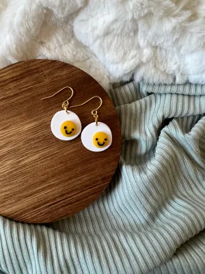 Sindy Side Up Egg Earrings